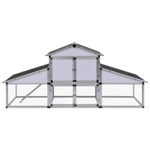 Kippenhok Met Ren En Nestkast Aluminium