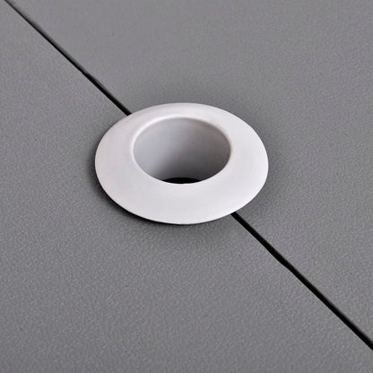 Campingtafel Met Vier Zittingen Inklapbaar Aluminium Grijs Lichtgrijs