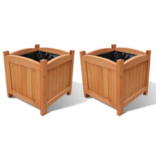 Plantenbakken Verhoogd 30X30X30 Cm Hout Bruin