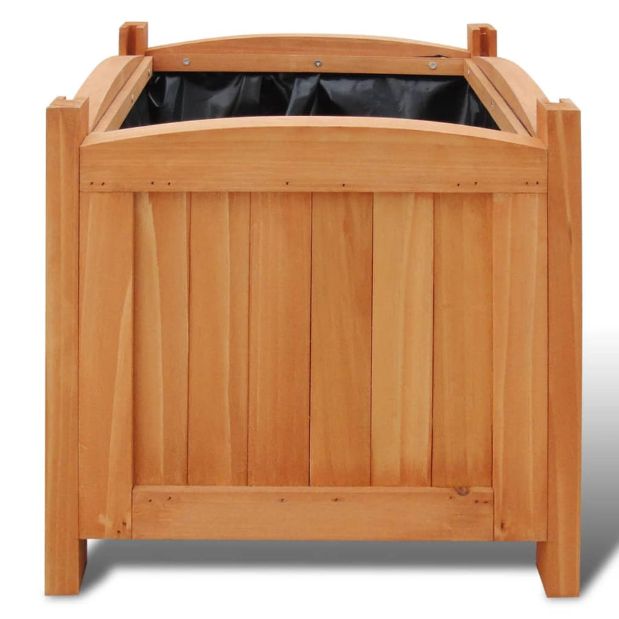 Plantenbakken Verhoogd 30X30X30 Cm Hout Bruin