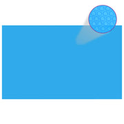 Zwembadzeil 260x160 cm PE blauw