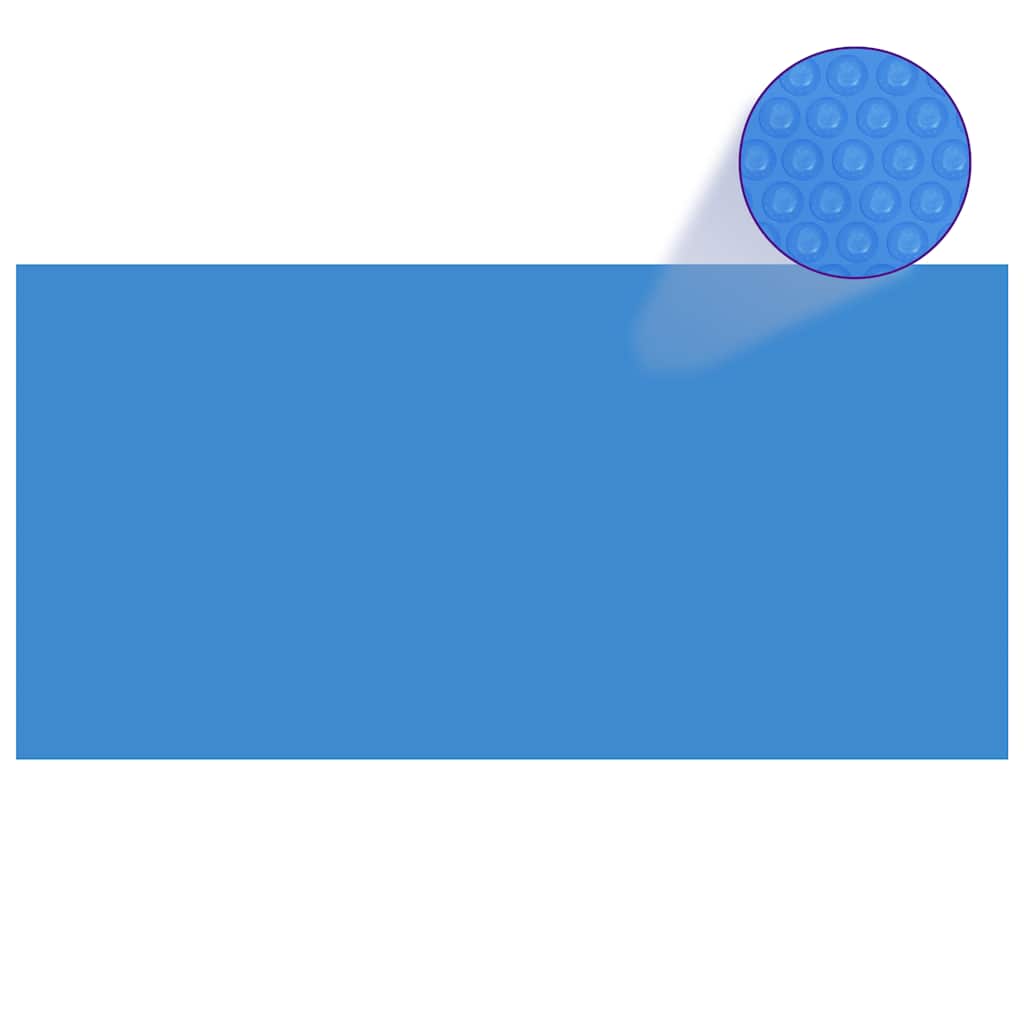 Zwembadzeil Rechthoekig Pe 549 x 274 cm Blauw