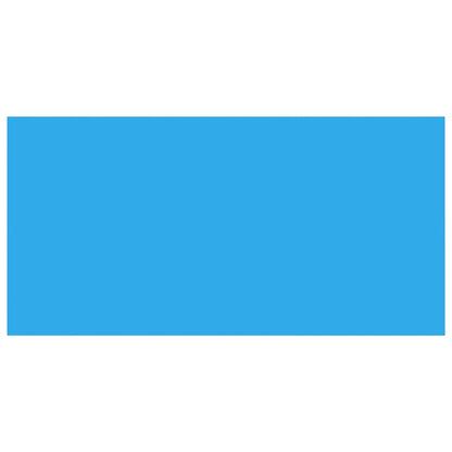 Zwembadzeil rechthoekig 732 x 366 cm PE blauw 732 x 366 cm Blauw