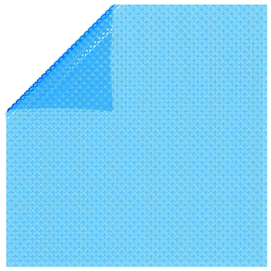 Zwembadzeil rechthoekig 732 x 366 cm PE blauw 732 x 366 cm Blauw