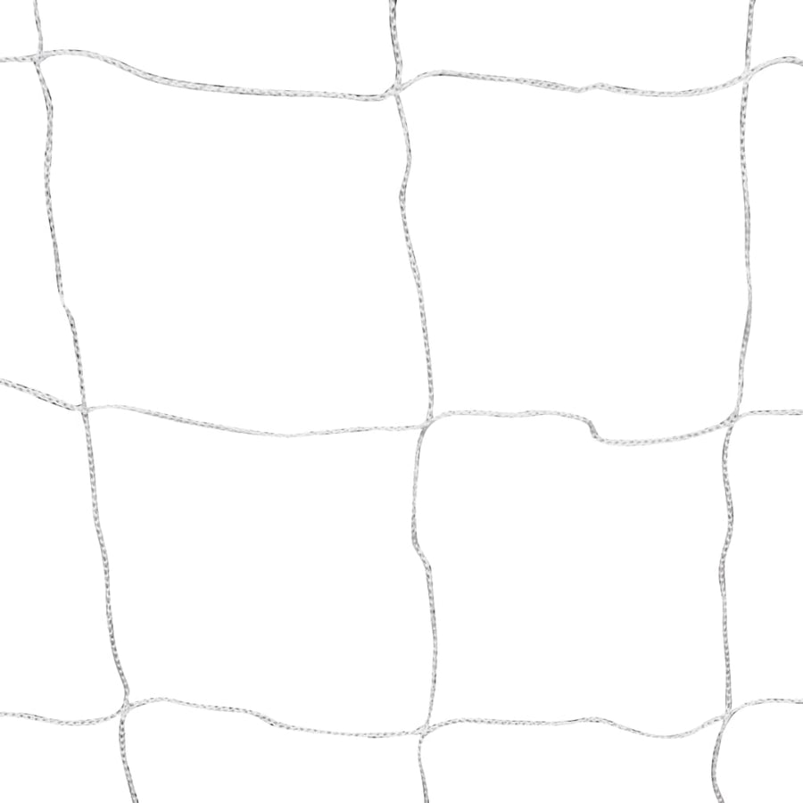 Voetbaldoel Met Net 82X6X22 Cm Staal Wit 1