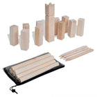 Kubb spel set grenenhout met draagtas