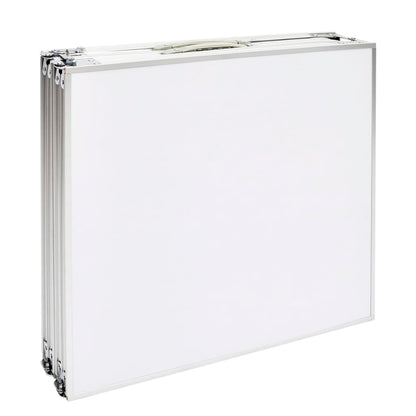 Camping Inklapbaar En Verstelbaar Aluminium Wit 240 x 60 cm Tafel