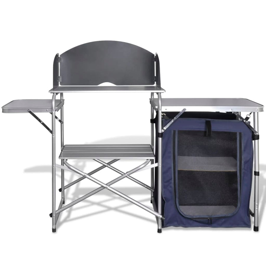 Campingkeuken Inklapbaar Met Windscherm Aluminium