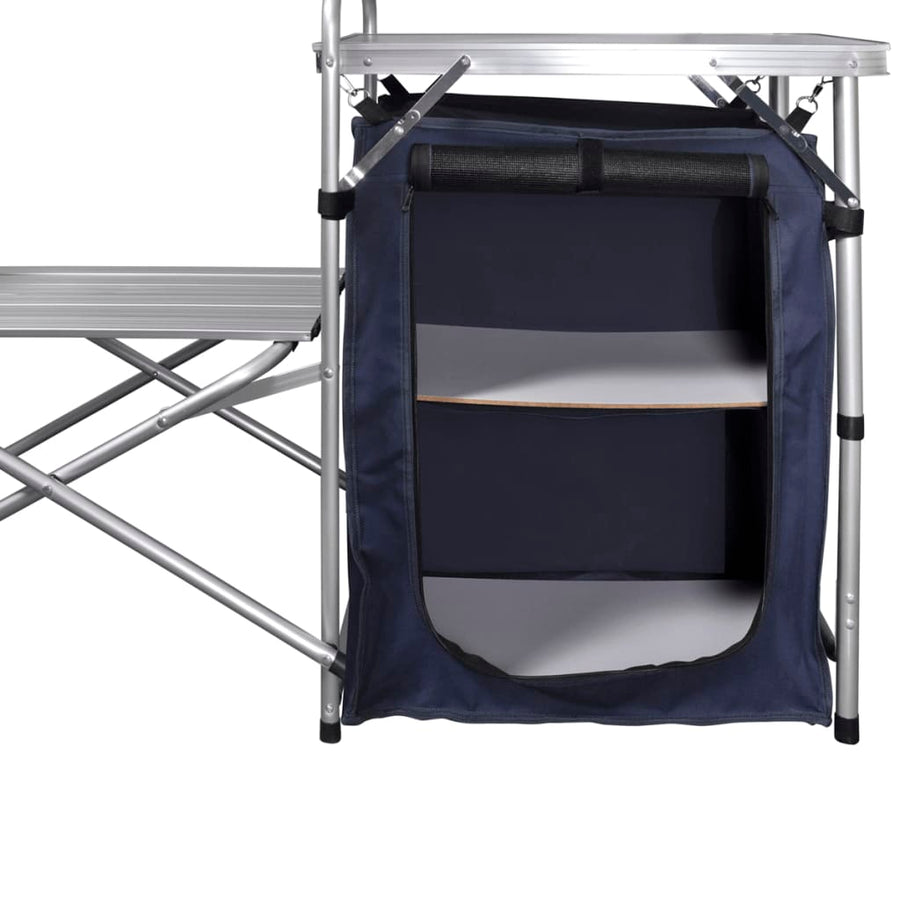 Campingkeuken Inklapbaar Met Windscherm Aluminium