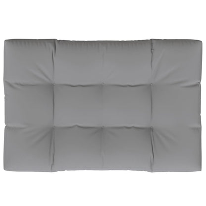 Palletkussen 120 x 80 x 12 cm stof grijs