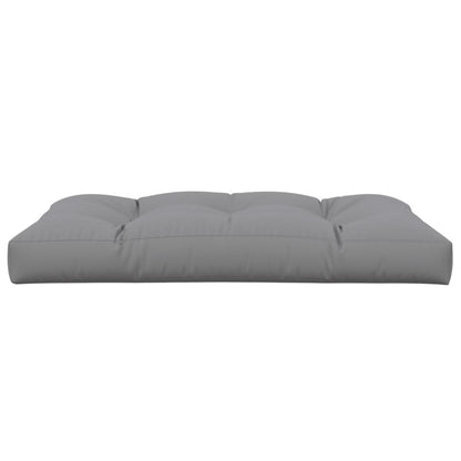 Palletkussen 120 x 80 x 12 cm stof grijs