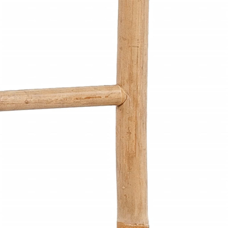Handdoekenladder Met 6 Sporten Bamboe 190 cm