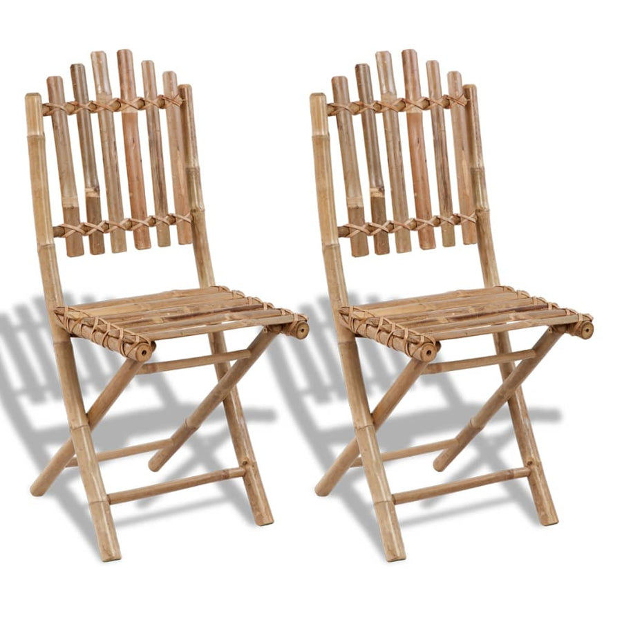 Tuinstoelen Inklapbaar Bamboe 2