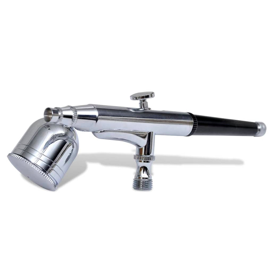 Airbrush Set Met Glazen Beker 0,2 / 0,3 / 0,5 Mm Mondstukken Taupe