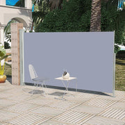 Uittrekbaar tuinscherm 160x300 cm grijs