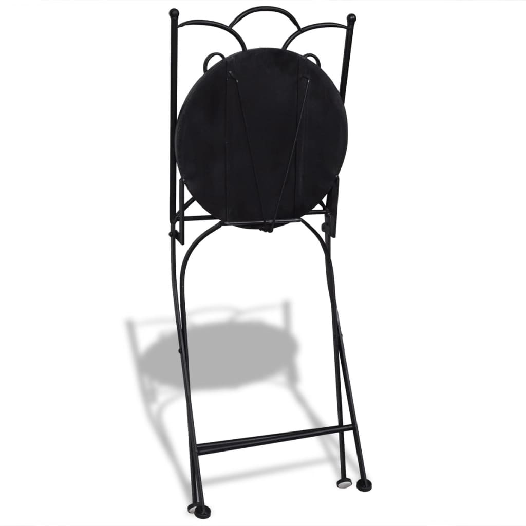 Bistrostoelen Inklapbaar Keramiek Terracottakleurig Bruin