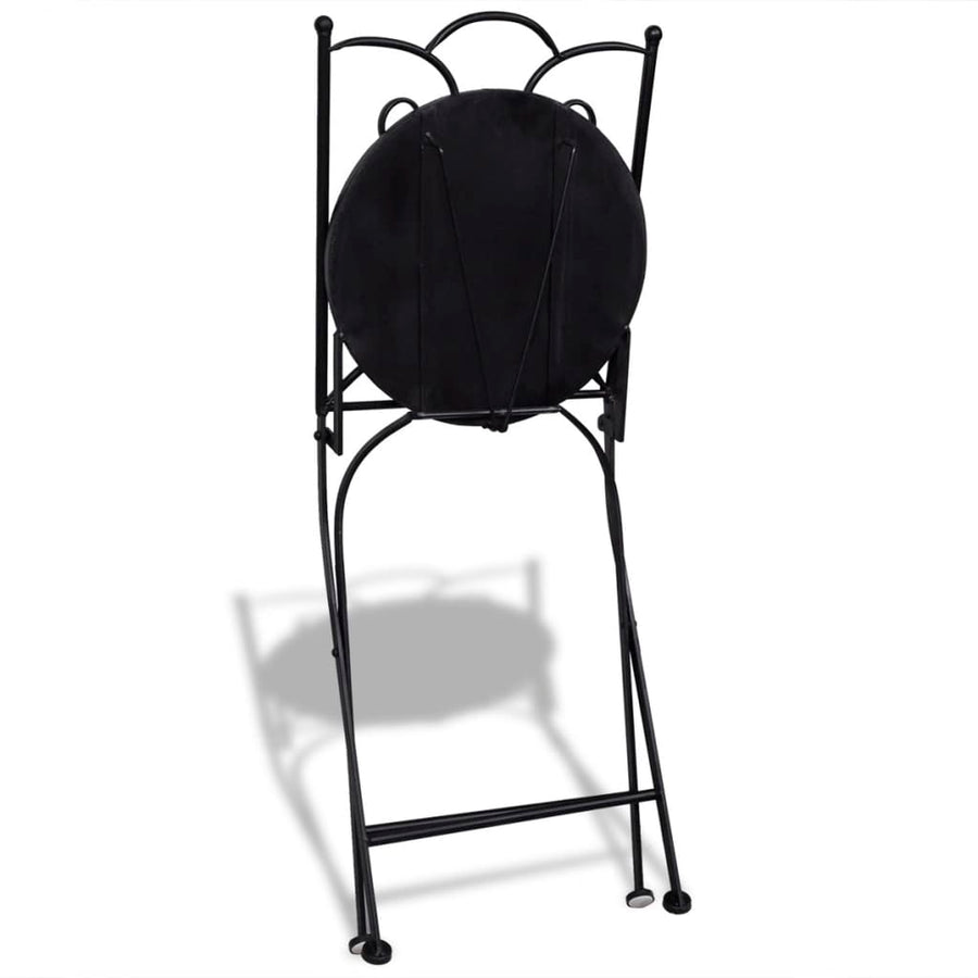 Bistrostoelen Inklapbaar Keramiek Terracottakleurig Bruin