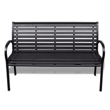 Tuinbank Staal En Hkc Zwart 125 cm