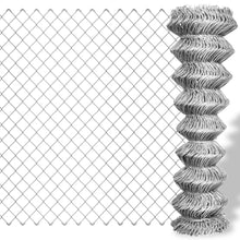 Gaashek 15x0,8 m gegalvaniseerd staal zilverkleurig 0.8 m 15 m