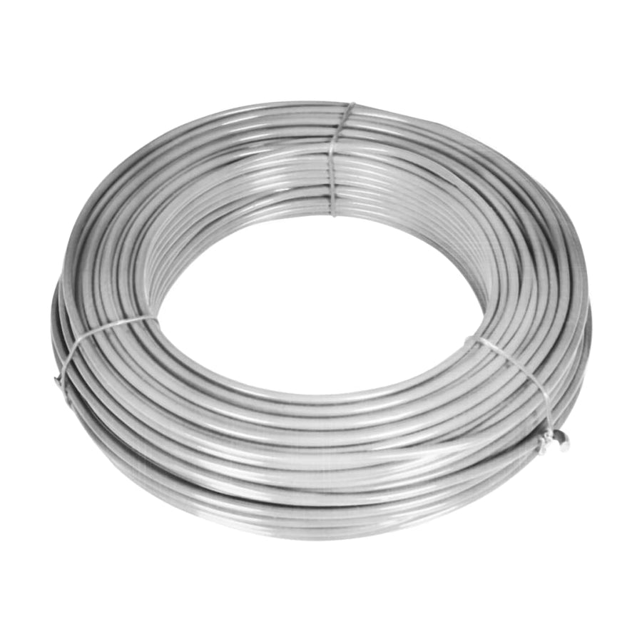 Gaashek Met Palen Gegalvaniseerd Staal 15 x 1 m Zilver