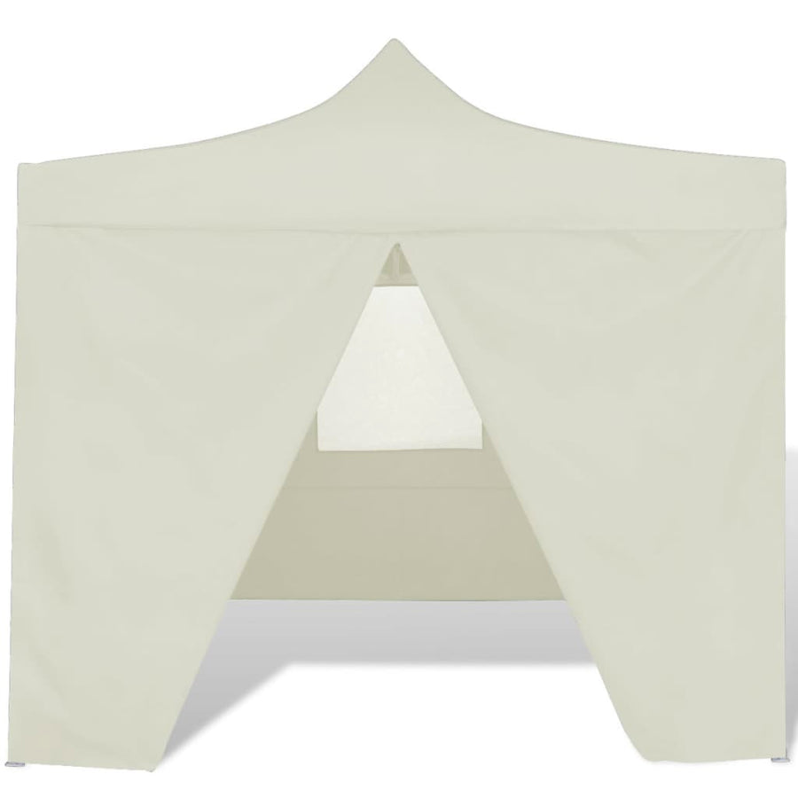 Vouwtent Met 4 Zijwanden 3X3 M Crème