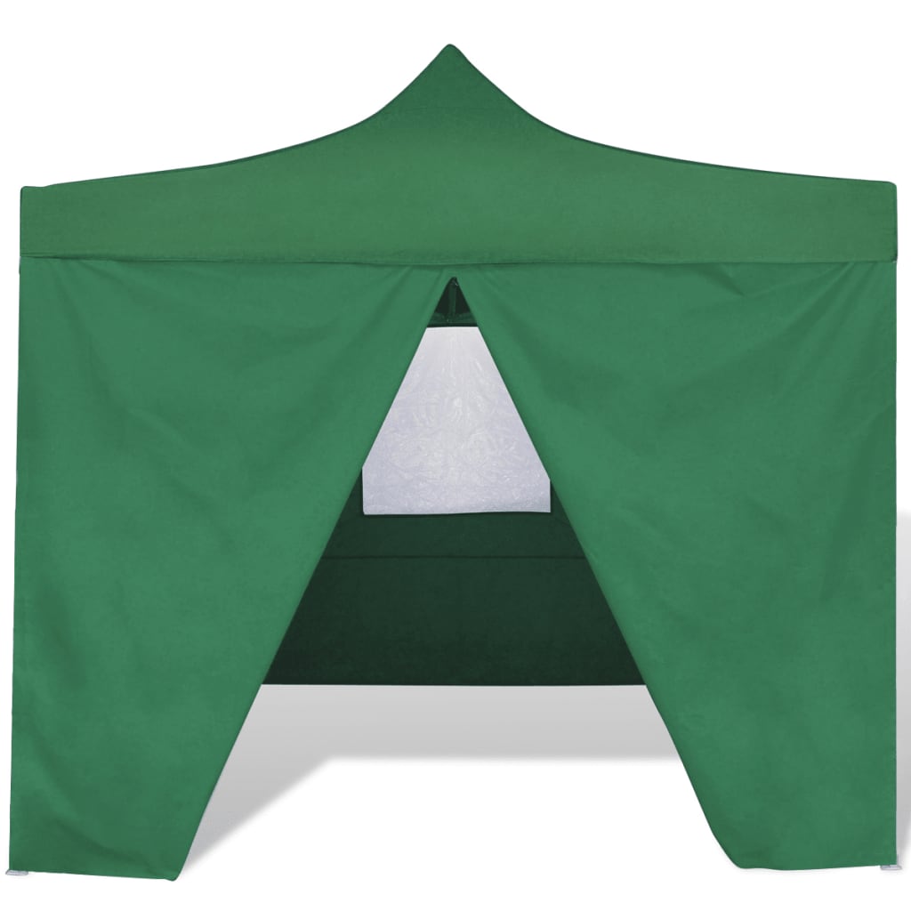 Vouwtent Met 4 Zijwanden 3X3 M Groen