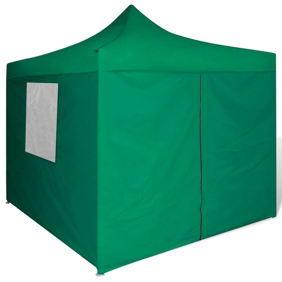 Vouwtent Met 4 Zijwanden 3X3 M Groen