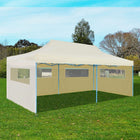 Partytent 3x6 m crème pop-up inklapbaar