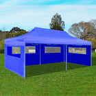 Partytent 3x6 m blauw inklapbaar
