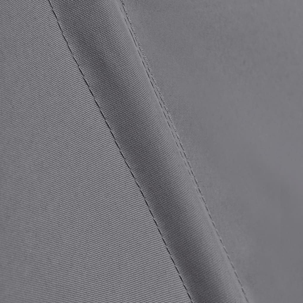 Balkonscherm inklapbaar 210x210 cm grijs