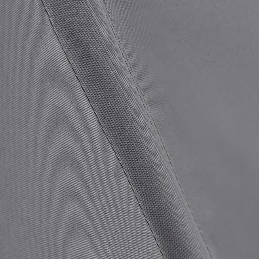 Balkonscherm inklapbaar 140x140 cm grijs