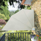 Balkonscherm inklapbaar crème