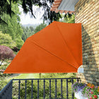 Balkonscherm inklapbaar 240x160 cm terracotta