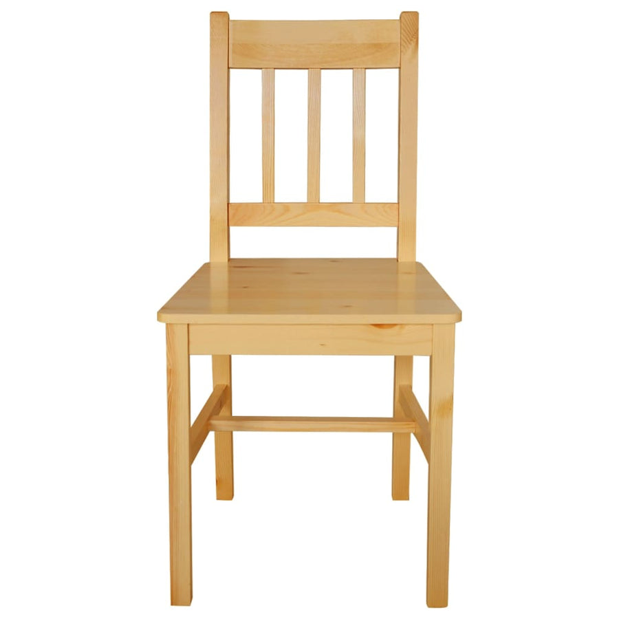 Eetkamerstoelen Grenenhout 6 Beige