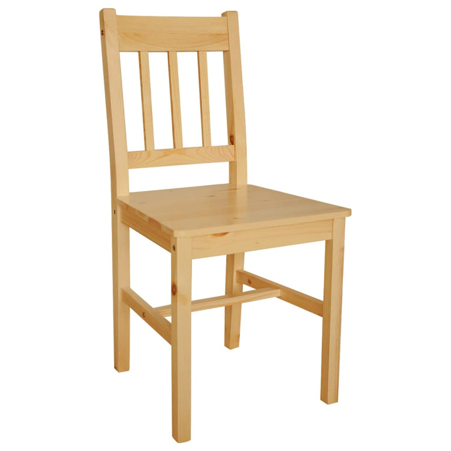 Eetkamerstoelen Grenenhout 6 Beige