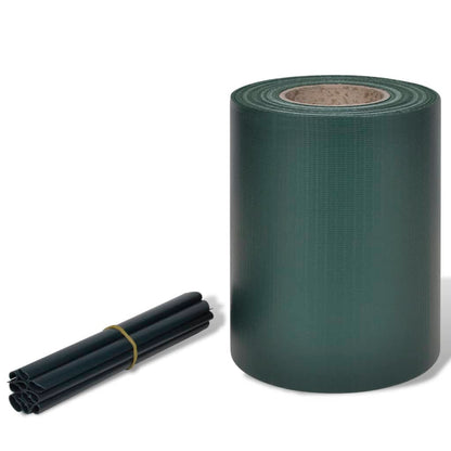 Tuinscherm 70x0,19 m PVC groen 70 x 0.19 m Groen