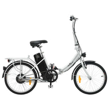 Elektrische Fiets Inklapbaar Met Li-Ion-Accu Aluminiumlegering Zilver