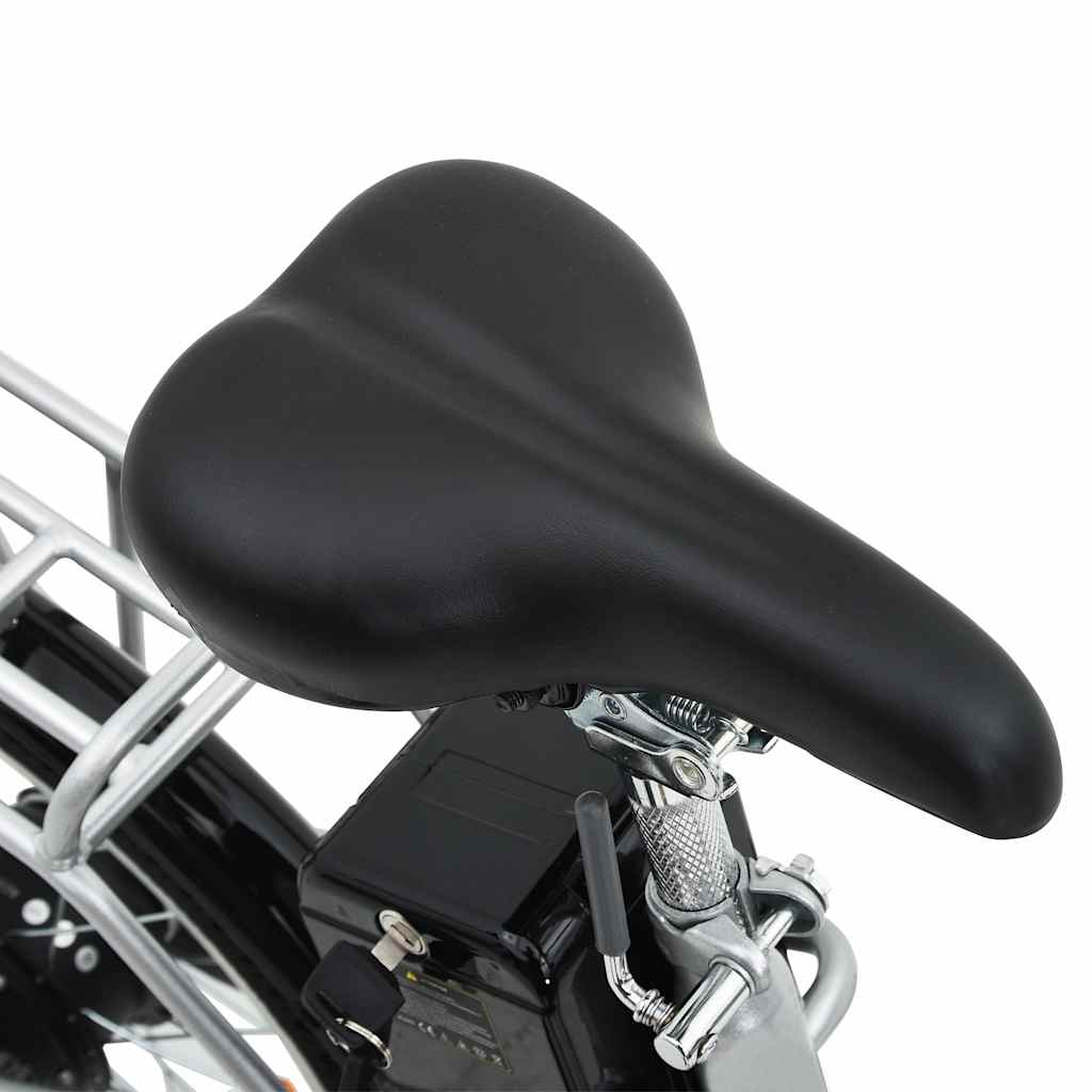 Elektrische Fiets Inklapbaar Met Li-Ion-Accu Aluminiumlegering Zilver