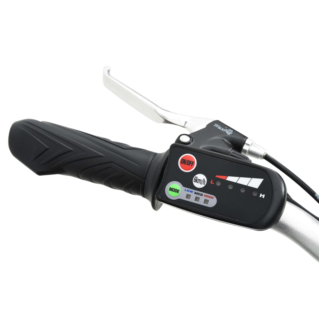 Elektrische Fiets Inklapbaar Met Li-Ion-Accu Aluminiumlegering Zwart