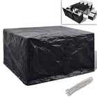 Garden furniture cover with 8 eyelets 172x113x73 cm