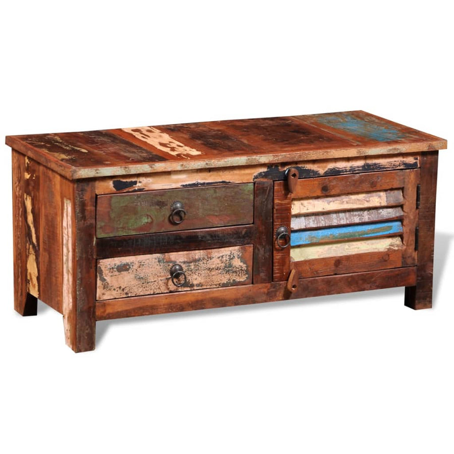 Tv-meubel massief gerecycled hout