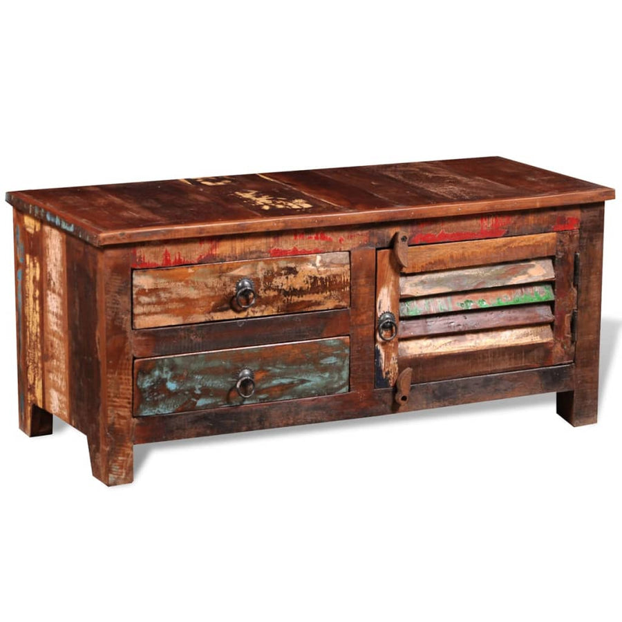Tv-meubel massief gerecycled hout