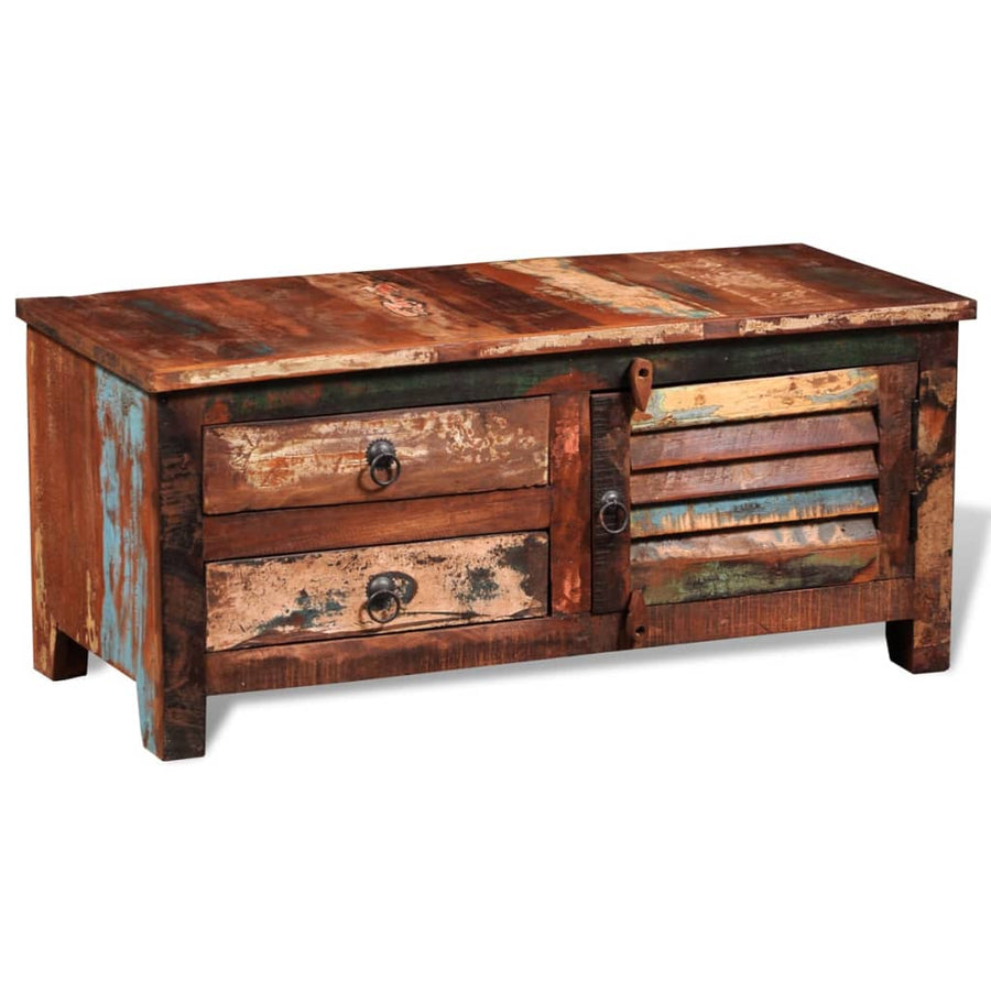 Tv-meubel massief gerecycled hout