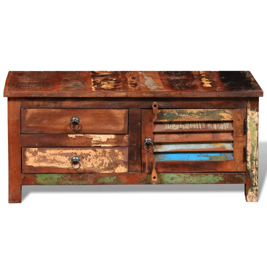 Tv-meubel massief gerecycled hout