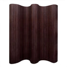 Room divider width 250 cm height 165 cm bamboo dark brown