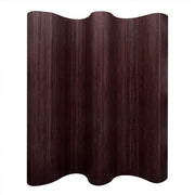 Kamerscherm 250x165 cm bamboe donkerbruin