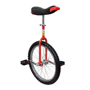 Eenwieler 20 inch rood verstelbaar
