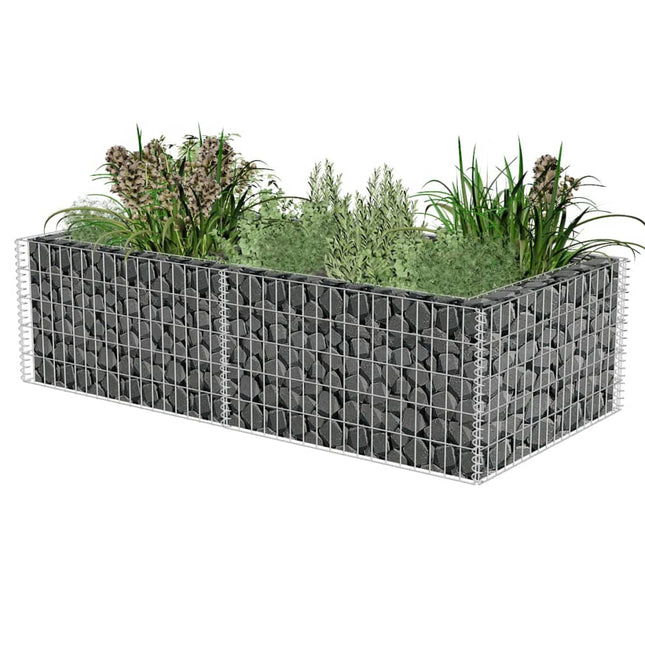 Gabion Plantenbak 180X90X50 Cm Gegalvaniseerd Staal