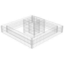 Gabion Plantenbak 120X120X20 Cm Gegalvaniseerd Staal