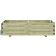 Plantenbak Verhoogd Rechthoekig Hout 120 x 40 x 30 cm Groen
